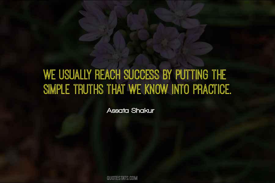 Practice Success Quotes #513671