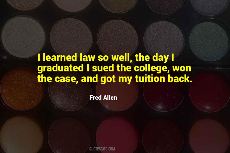 Graduation Law Quotes #222935