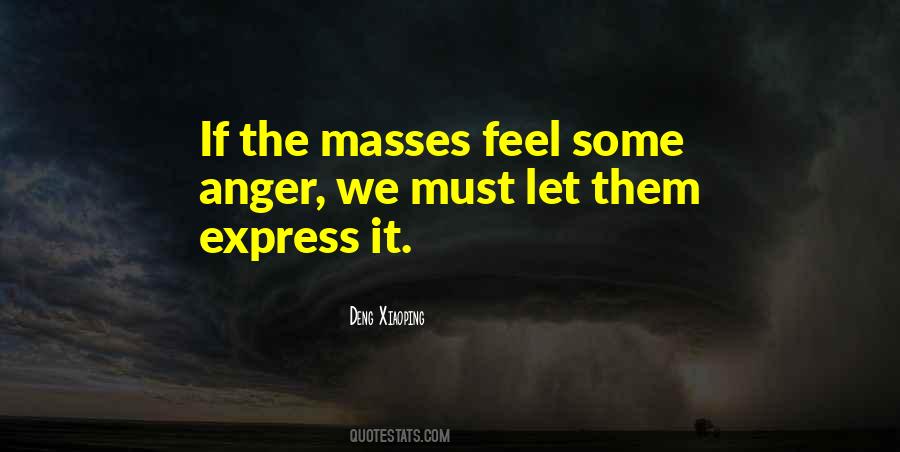 Express Your Anger Quotes #1270366