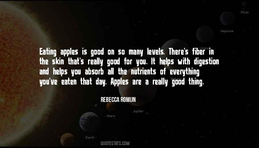 Eating Apples Quotes #243149