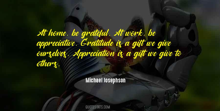Work Gratitude Quotes #289049