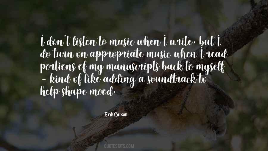 Music Mood Quotes #1798047