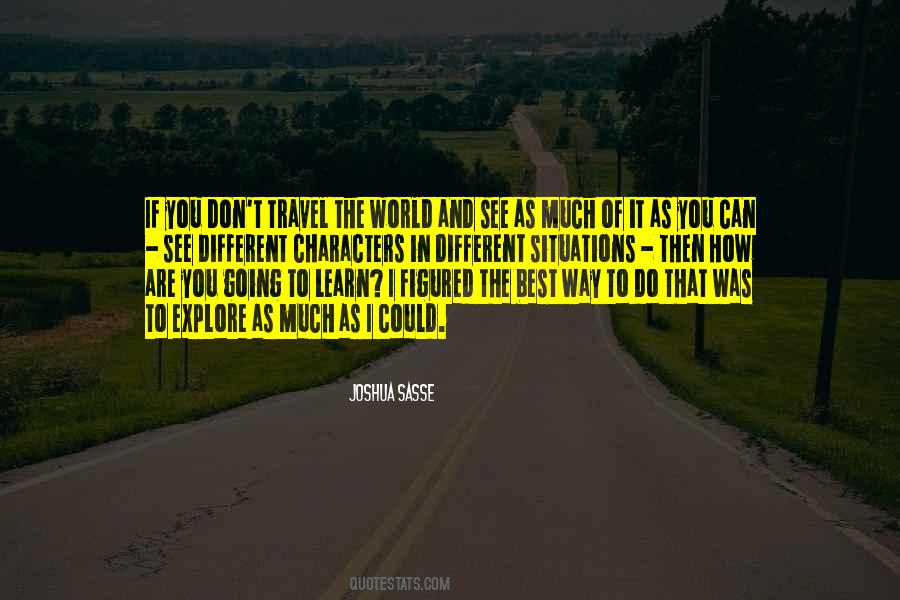 If I Could Travel Quotes #1537749