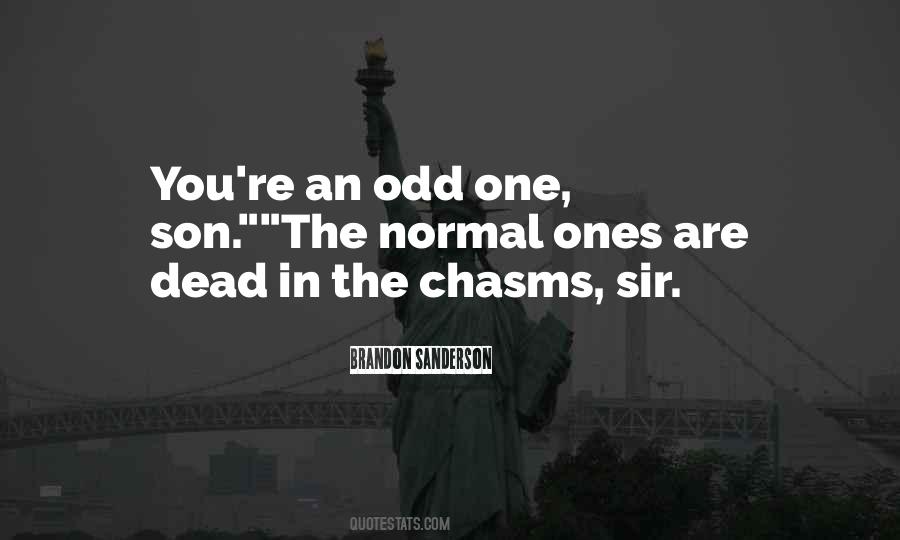 The Odd One Quotes #355493