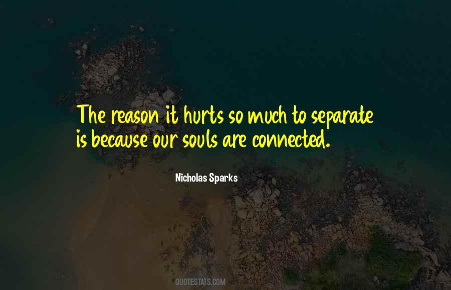 Our Souls Are Connected Quotes #554414