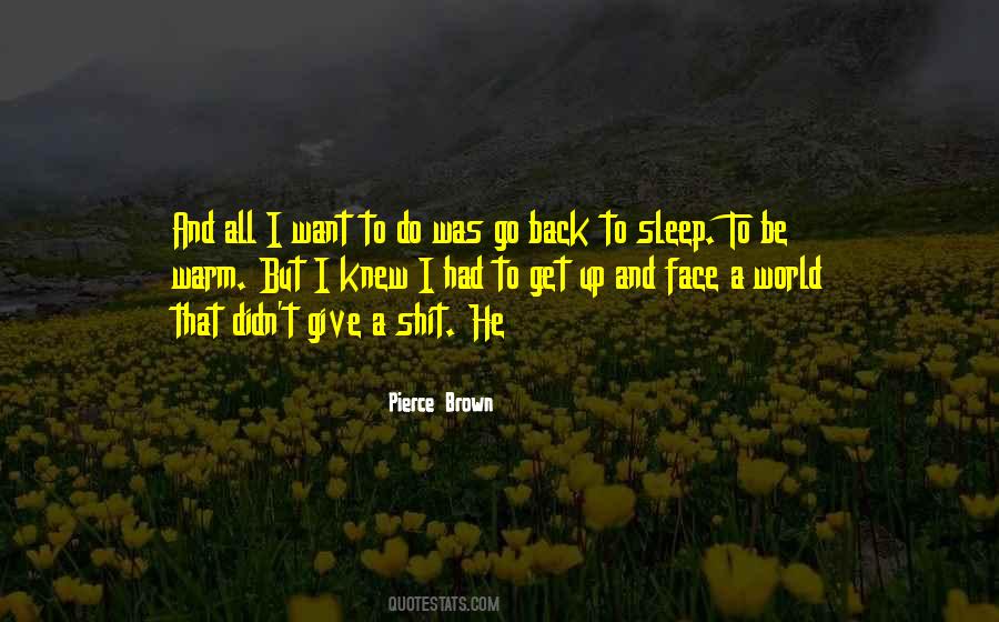 Back To Sleep Quotes #1444299