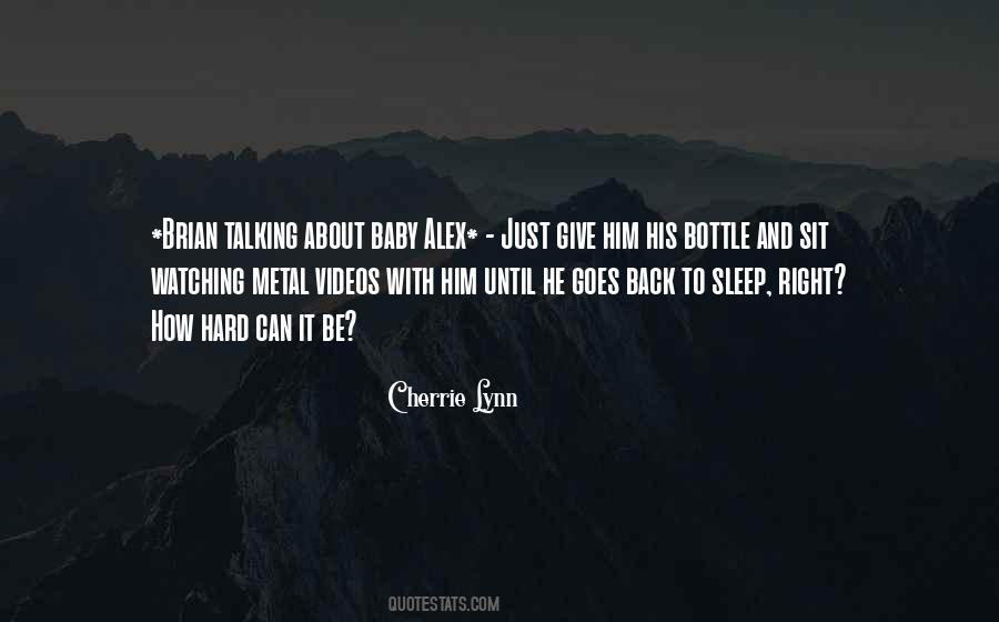 Back To Sleep Quotes #1450058