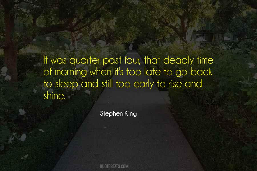 Back To Sleep Quotes #147815
