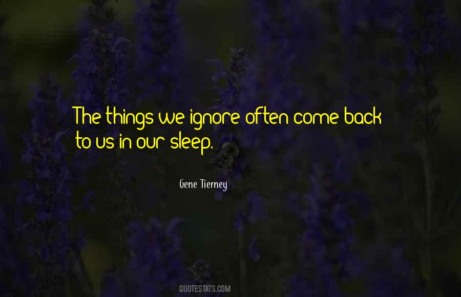 Back To Sleep Quotes #229399