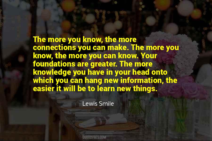 The More Knowledge You Have Quotes #1090795