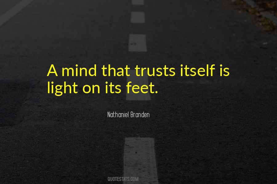 Trust On Self Quotes #905766