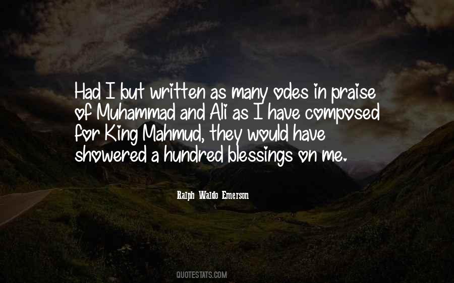Blessings On Me Quotes #1265011