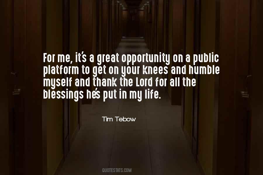 Blessings On Me Quotes #975663