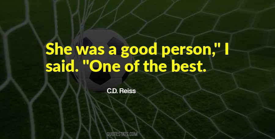 I Was A Good Person Quotes #1231585