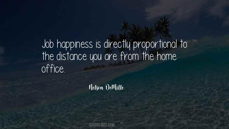 Distance Happiness Quotes #1845240
