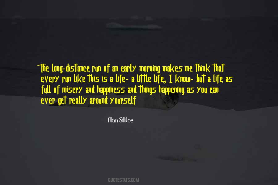 Distance Happiness Quotes #441089