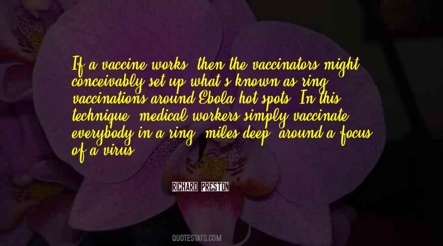Ebola Vaccine Quotes #540594