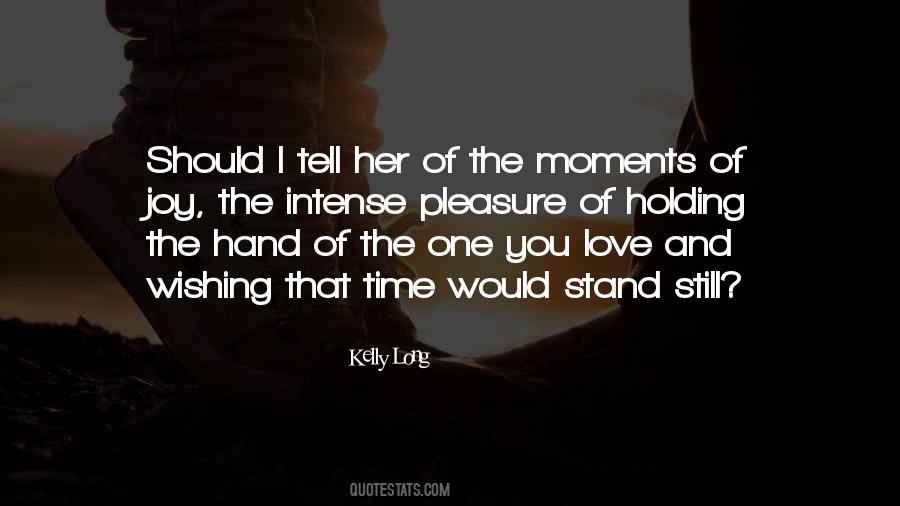 One Hand Holding Quotes #920589