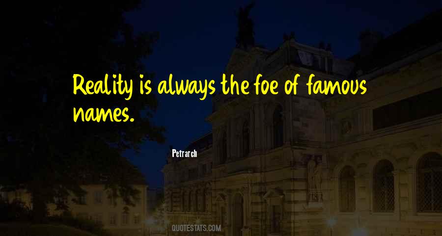 Famous Reality Quotes #135938
