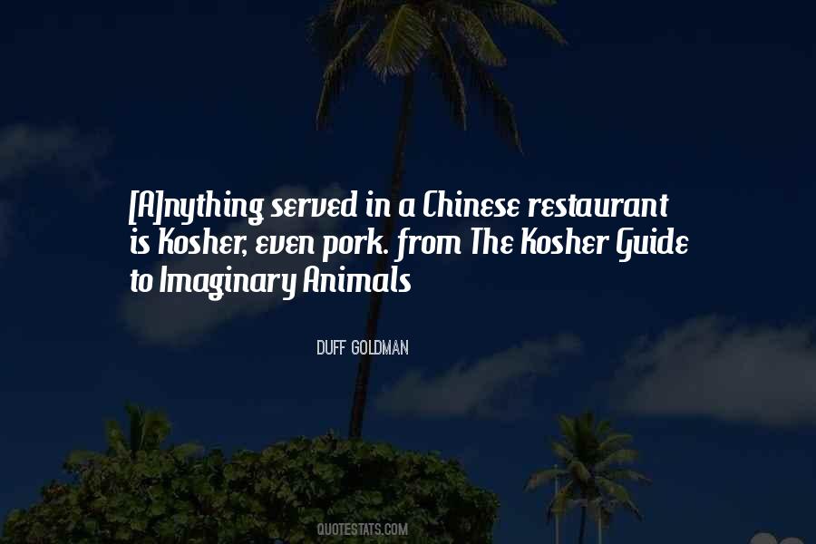 Chinese Restaurant Quotes #1803530