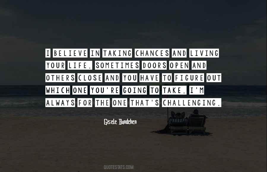 Taking The Chance Quotes #1118543