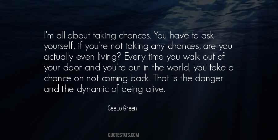 Taking The Chance Quotes #1430517