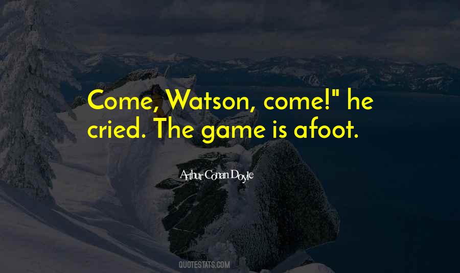 Watson Sherlock Quotes #140766
