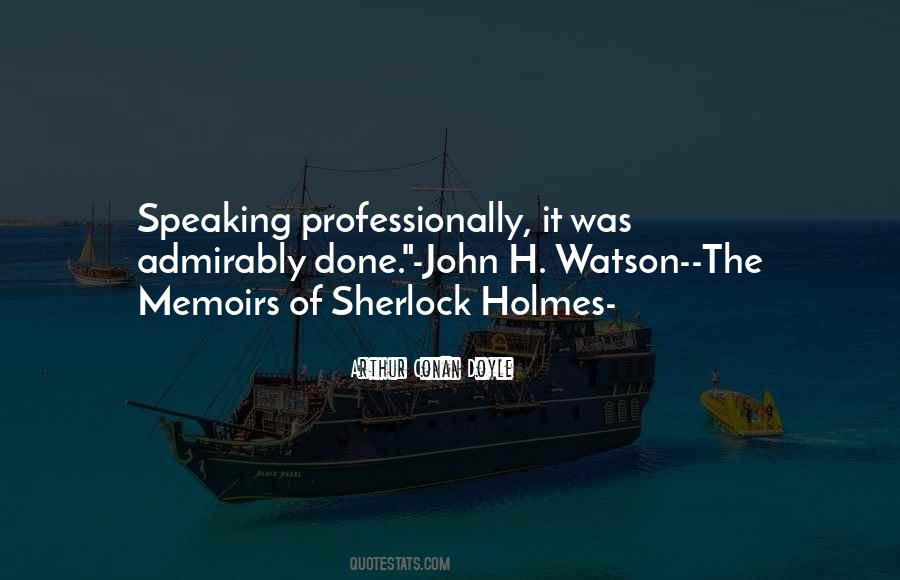 Watson Sherlock Quotes #978647