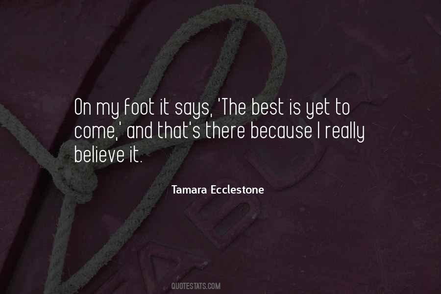 Ecclestone Quotes #493563