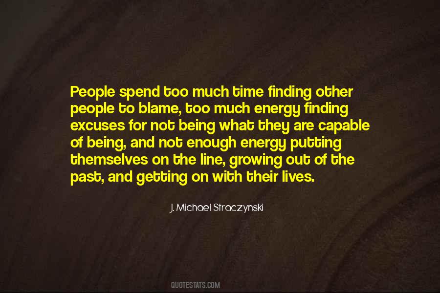 Putting The Blame On Others Quotes #1575086