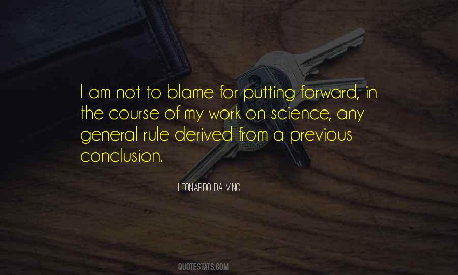 Putting The Blame On Others Quotes #497894