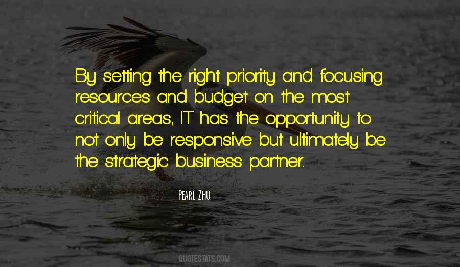 Be The Priority Quotes #335221