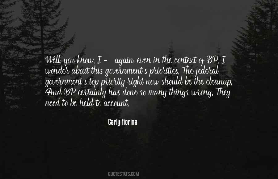 Be The Priority Quotes #867264