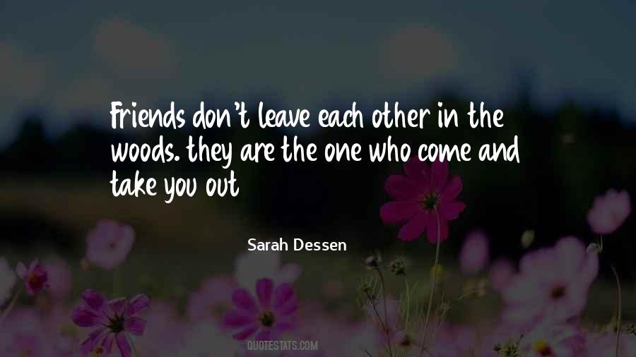 Who Leave You Quotes #1264779