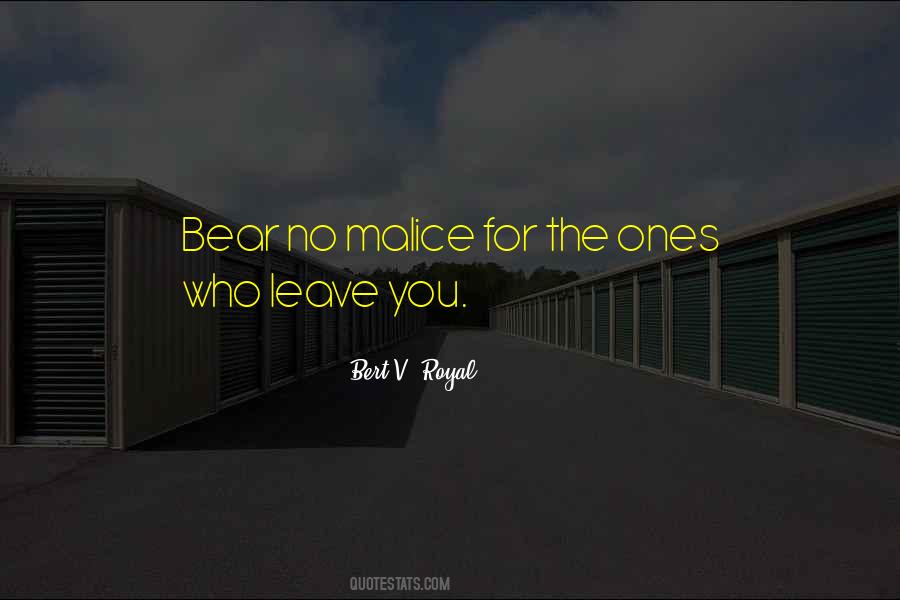 Who Leave You Quotes #52930