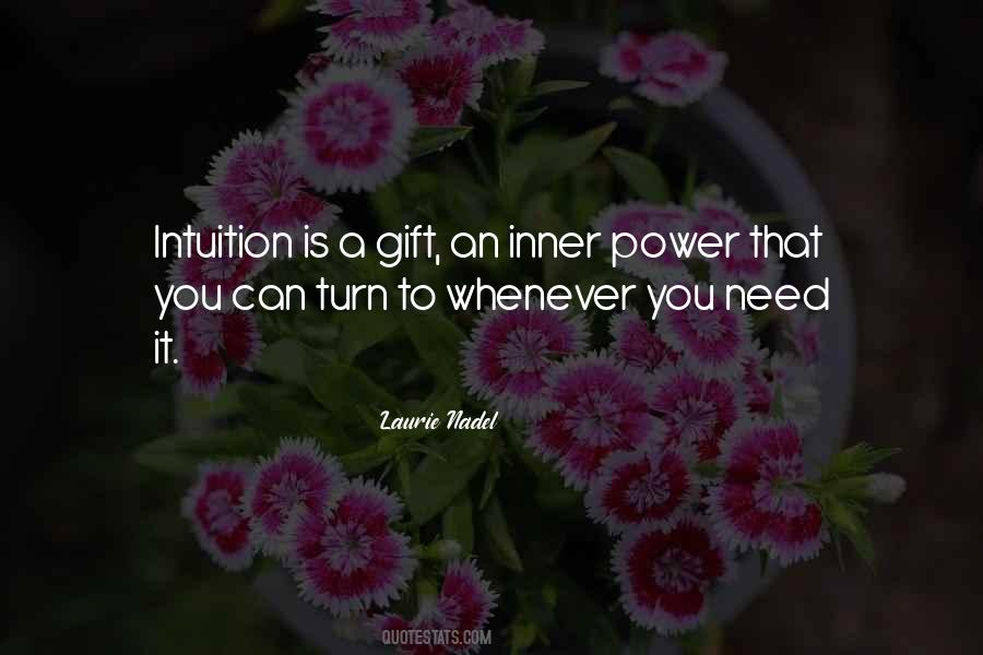 Inner Intuition Quotes #1075535