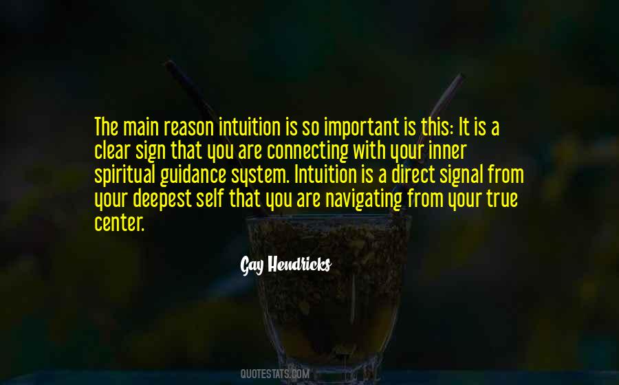 Inner Intuition Quotes #1817956