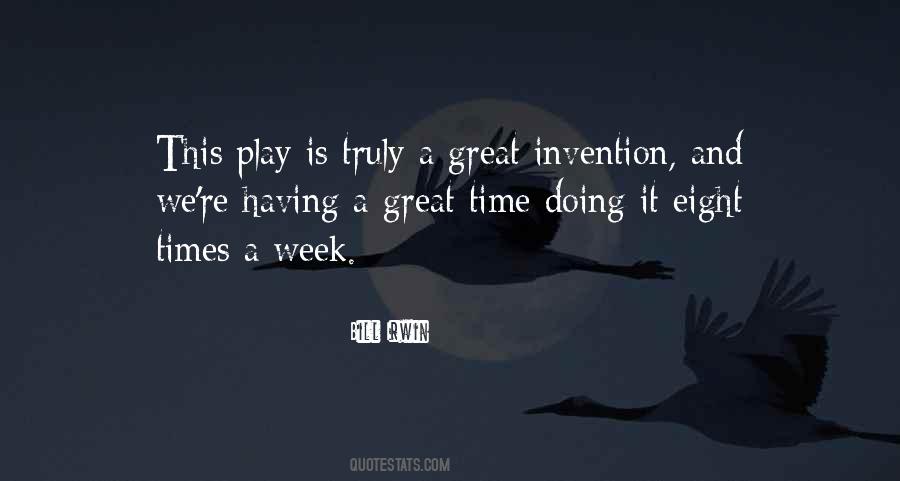 Great Invention Quotes #1064313