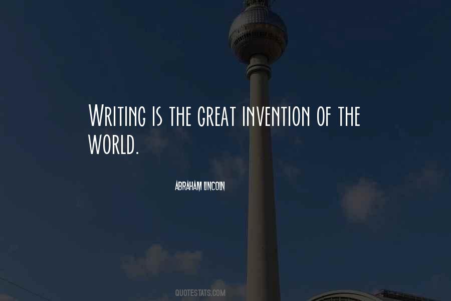 Great Invention Quotes #972995