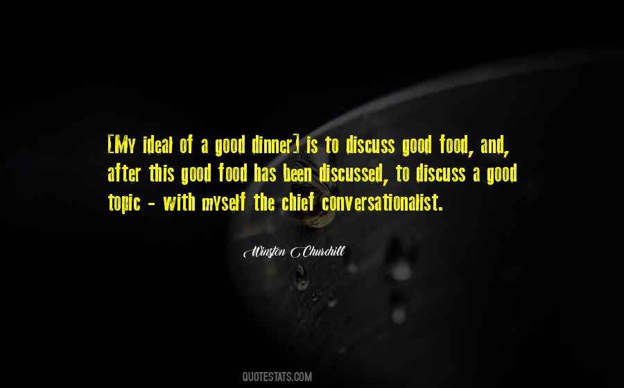 Food Dinner Quotes #1623156