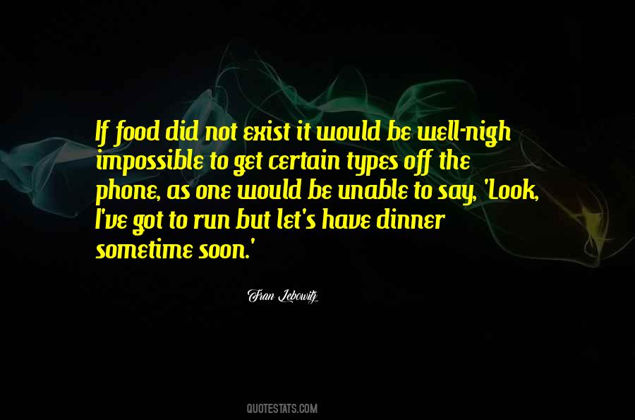 Food Dinner Quotes #903194