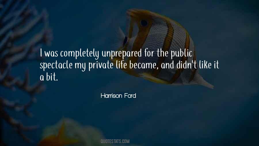 Private And Public Life Quotes #918104