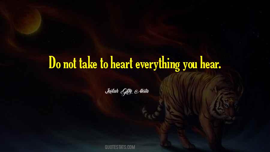 Hear Some Words Quotes #196733