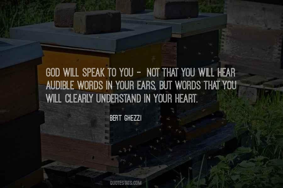 Hear Some Words Quotes #35740