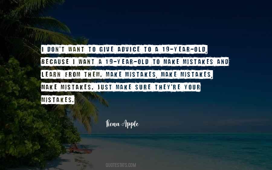Mistakes And Learn Quotes #138658