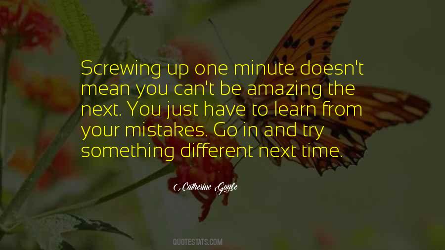 Mistakes And Learn Quotes #182141