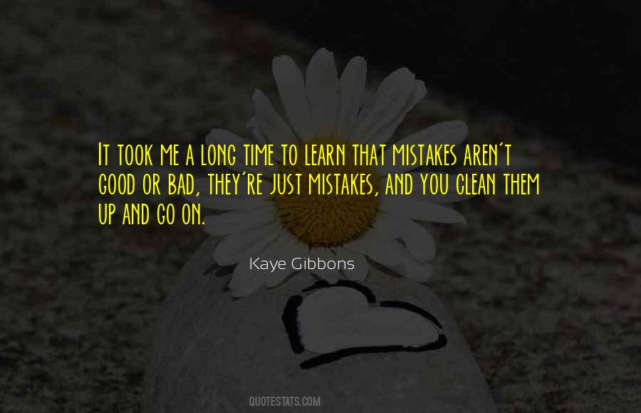 Mistakes And Learn Quotes #194157