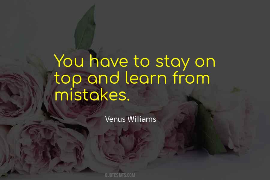 Mistakes And Learn Quotes #47267