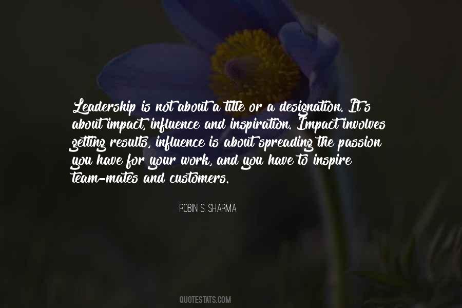 Leadership Results Quotes #1432750