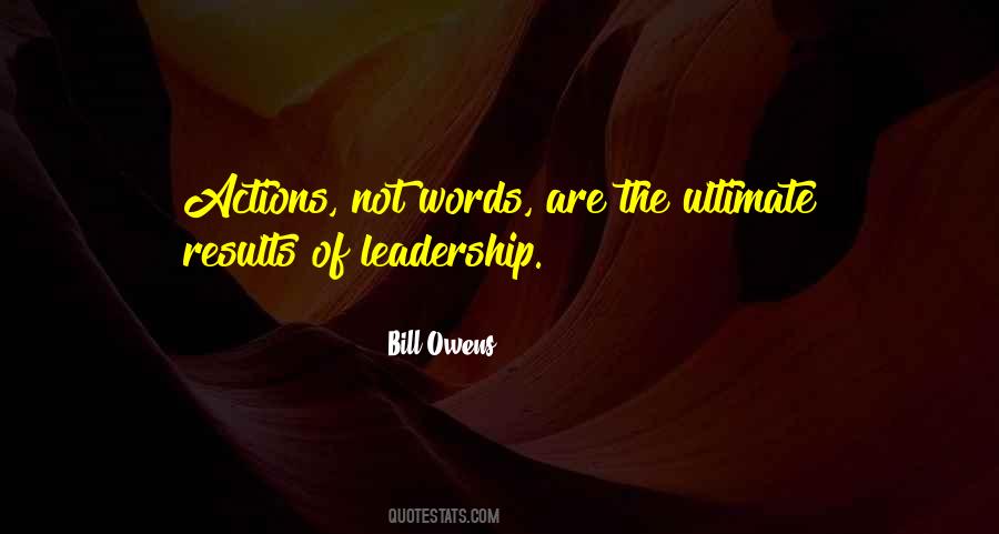 Leadership Results Quotes #1722673